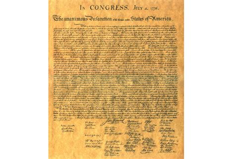 By issuing the declaration of independence, adopted by the continental congress on july 4, 1776, the 13 american colonies severed their political connections to great britain. In Declaration of Independence, truths not all self ...
