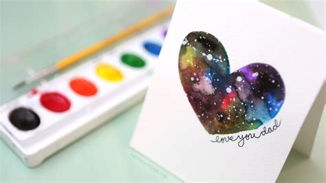 For best quality, i would recommend printing on white cardstock. Easy DIY Galaxy Father's Day Card Made with Minimal Supplies - YouTube