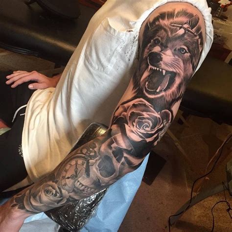 Pin By Ashlee Oceann Xo On Tattoos Skull Sleeve Tattoos Sleeve