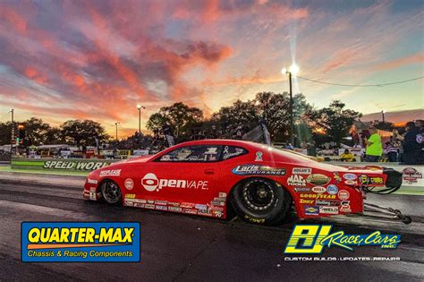 rj race cars and quarter max named official chassis builder of world doorslammer nationals