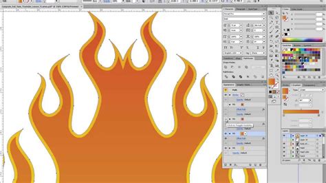 How To Draw Hot Rod Flames In Adobe Illustrator The Quick And Easy Way