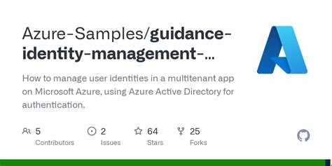 Github Azure Samples Guidance Identity Management For Multitenant