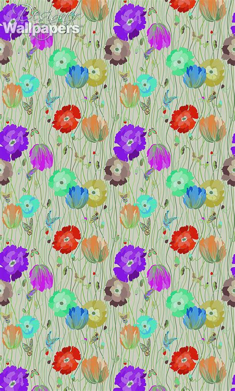 Missoni Home Poppies Next Day Delivery Designer Wallpapers
