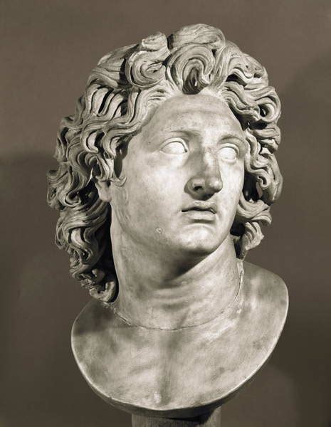 Bust Of Alexander The Great 356 323 Bc King Of Macedoine And