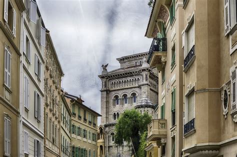 The Picturesque Architecture Of The Buildings In Monaco City Stock