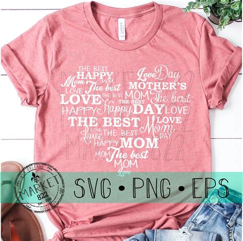 Mothers Day Shirt Svg Png Eps Cutting Files Print Etsy