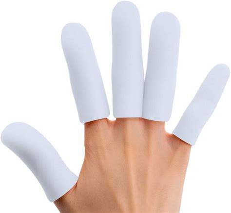 Sumiwish Protège doigt Lot de doigts en gel protection doigt main doigt en silicone idéal