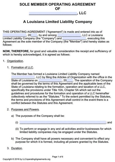 For a series llc in illinois, the operating agreement is important because it provides for the establishment of the series and it outlines the operations and structure of the series. Illinois Llc Operating Agreement Template Single Member ...