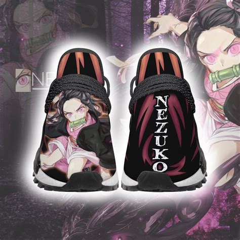 Demon Slayer Shoes Nezuko Shoes Skill Anime Sneakers Demon Slayer Stuff