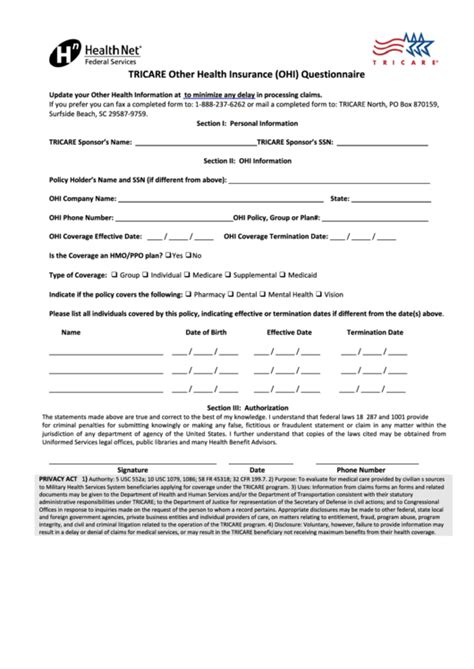 Tricare Form Anchor Psychological And Counseling Services Printable