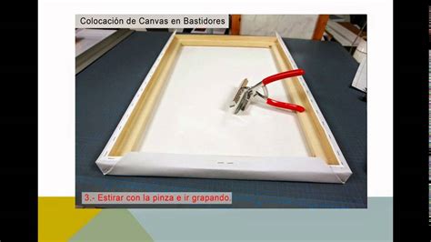 Tutorial Montaje De Lienzos En Bastidor YouTube