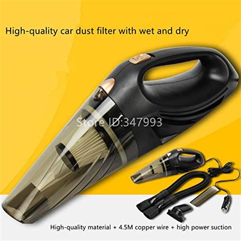 hnpyyhandheld vacuum 4800pa strong power car vacuum cleaner dc 12 volt 120w with handbag