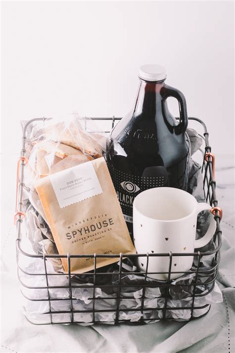 coffee gift basket for the holidays via playswellwithbutter