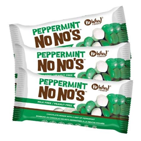 No Whey Foods Peppermint No Nos 3 Pack Vegan