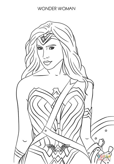 Ausmalbild Wonder Woman Ausmalbilder Kostenlos Zum Ausdrucken