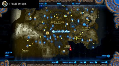 Zelda Breath Of The Wild Stables Map Lake Livingston State Park Map