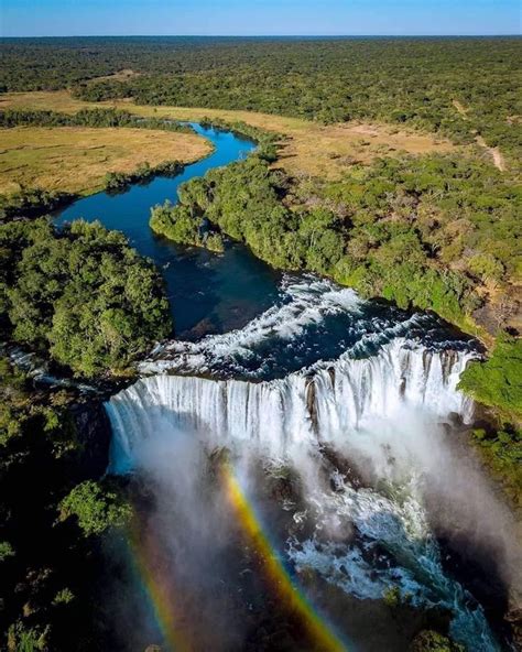 Lumangwe Falls Kwambwa Zambia Africa Travel Cool Places To Visit