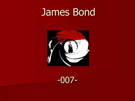 James Bond Powerpoint Template Free