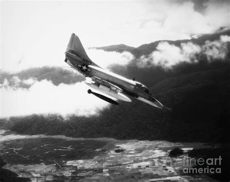 Vietnam War A4 Skyhawk Photograph By Granger