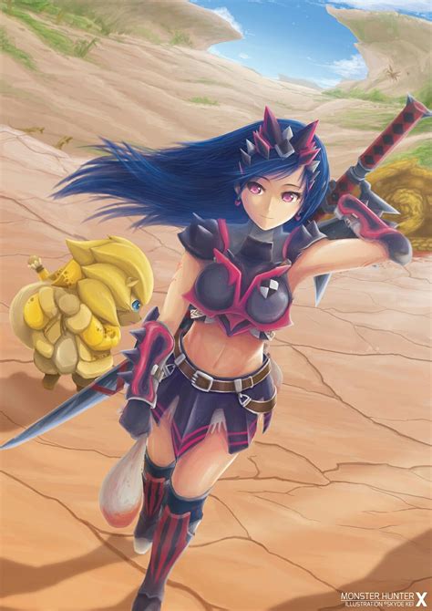 Pin By Mitch On Animé Anime Warrior Girl Anime Warrior Monster Hunter