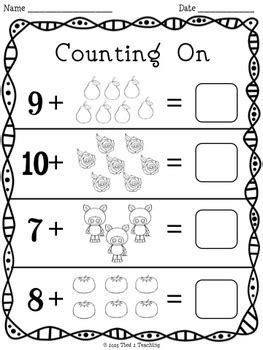 Addition Within 20 (20 No-Prep Printables for the Early Grades) | TpT