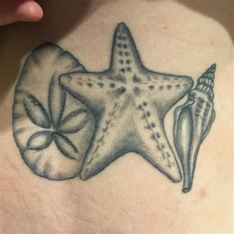 The nautilus shell presents one of the finest natural logarithmic spirals in the nature, which makes it popular in art and literature. Seashell tattoo | Seashell tattoos, Tattoos, Fish tattoos