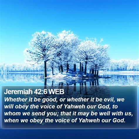 Jeremiah 426 Web Whether It Be Good Or Whether It Be Evil We