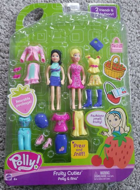 Polly Pocket Fruity Cuties 2004 Polly And Anna Polly Pocket Dolls