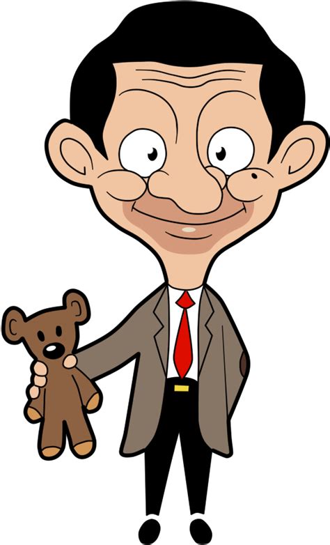 Bean Png Image Mr Bean And Teddy Cartoon Transparent Png 4868525