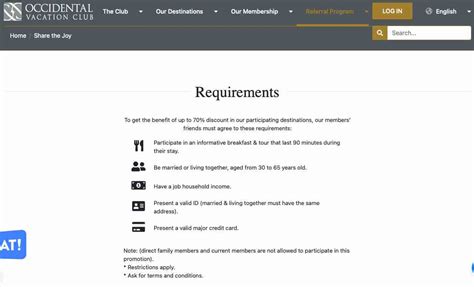 Occidental Vacation Club Login