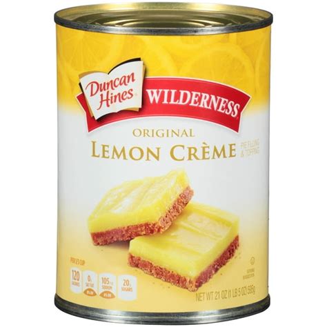 Duncan Hines Wilderness Original Lemon Creme Pie Filling And Topping 21 Oz