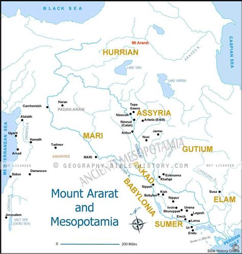 Genesis Kingdom Of Urartu Ararat Basic Map Dpi Year License