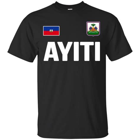 Haiti T Shirt Haitian Flag Love Soccer Style Creole Kreyol Minaze