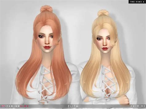 The Sims Resource Elita Hair 82 By Tsminhsims Sims 4 Hairs