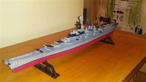 Uss Missouri Battleship Plastic Model Military Ship Kit 1535