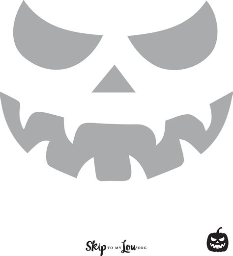 5 Printable Pumpkin Stencils And Patterns For Easy Carving Halloween