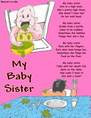 Funny birthday wishes for older sister. Baby Sister Birthday Quotes. QuotesGram
