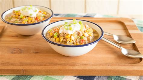 Stir chicken, cilantro and lime juice into the slow cooker; Slow-Cooker White Chicken Chili - TODAY.com