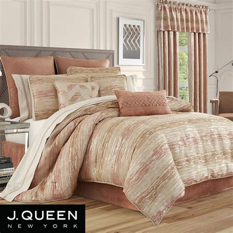 Sunrise Coral Comforter Bedding By J Queen New York
