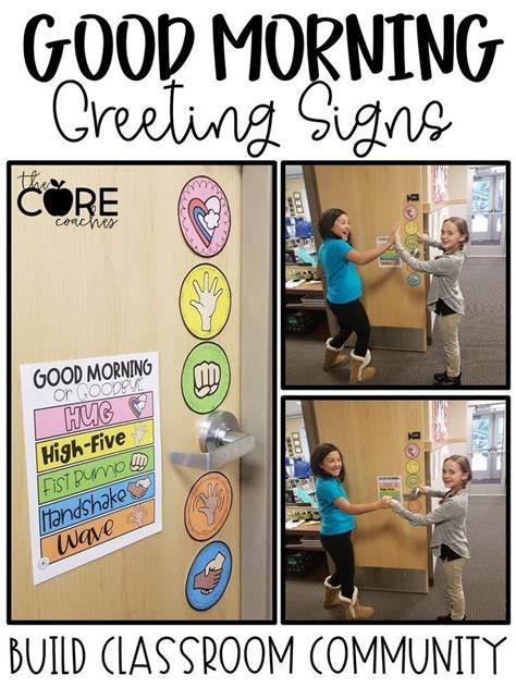 Teachers Pay Teacherseditable Morning Greeting Signs To Build Classroom