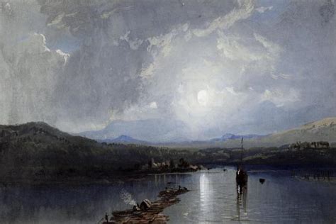 Moonlit River Giclee Print William Trost Richards