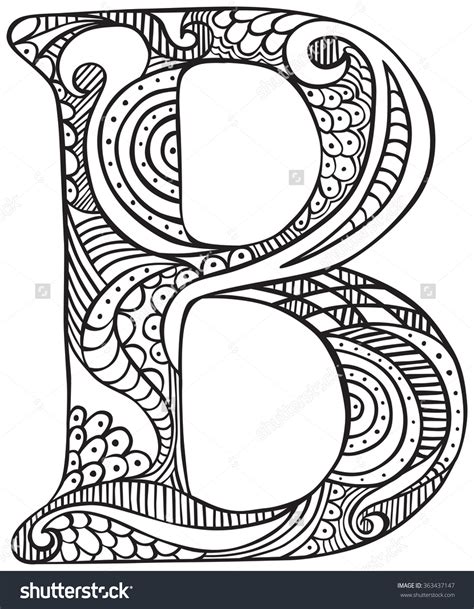Adult Alphabet Coloring Pages At Free Printable