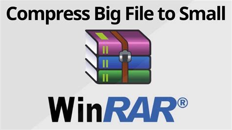 How To Compress Big File To Small Size Using Winrar Highly Compress