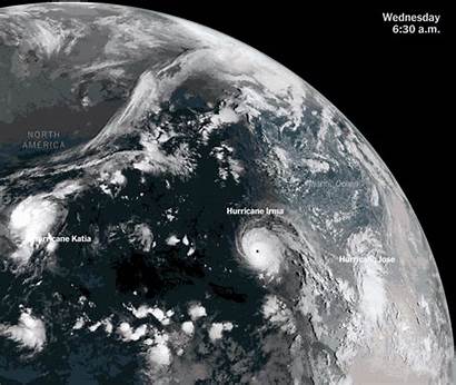 Irma Hurricane Satellite Hurricanes Katia Miles Earth