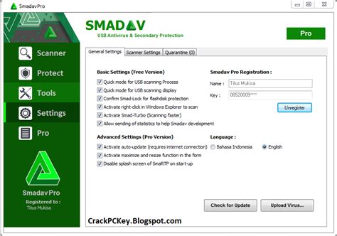 Smadav Pro 2019 Rev 1262 Key With Crack Full Version Free Crack Pc Key