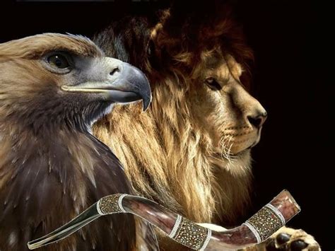 Messiah Is The Lion Of Judea The Eagle And Peace Prophetic Art