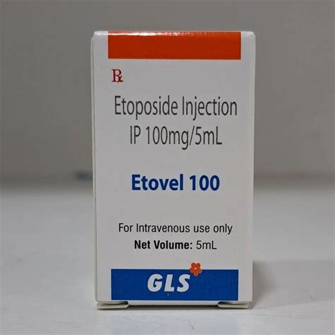 Gls Etovel 100 Etoposide Injection Ip 100mg5mlml Packaging