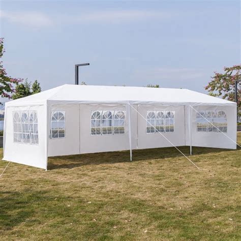 Outdoor Tent 10x30 White Party Wedding Tent Canopy With Removable