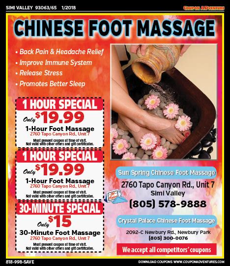 Sv33 Chinese Foot Massage 93063 65 0118 Coupon Adventures