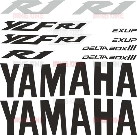 Yamaha Yzf R1 Logos Decals Stickers And Graphics Mxgone Best Moto